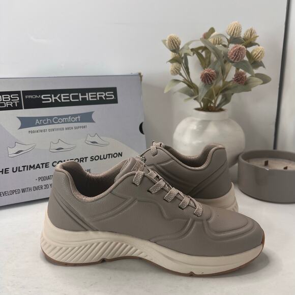 Skechers BOBS Arch Comfort B Sweet - A Bind Taupe 117560 Women 6 NWB - Picture 7 of 10